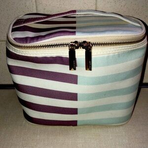 Kate Spade Two Tone‎ Striped Insulated Lunch Tote Bag
